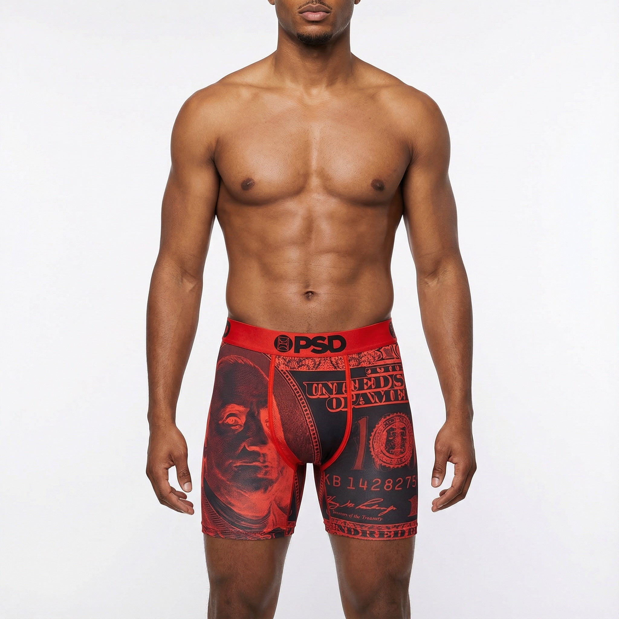 Red Dollar Bills - Boxer Briefs