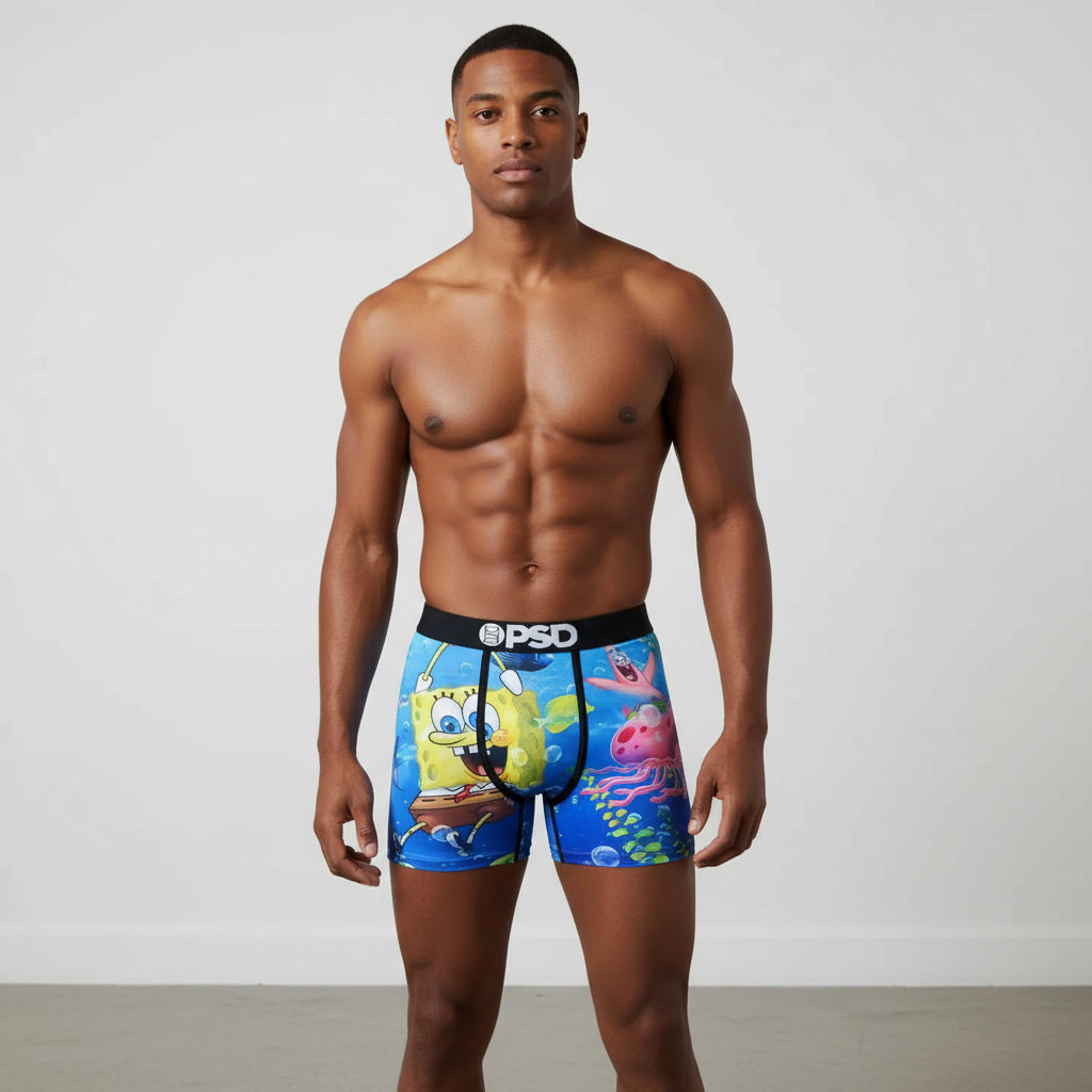 Spongebob Jellyfishing - Boxer Briefs
