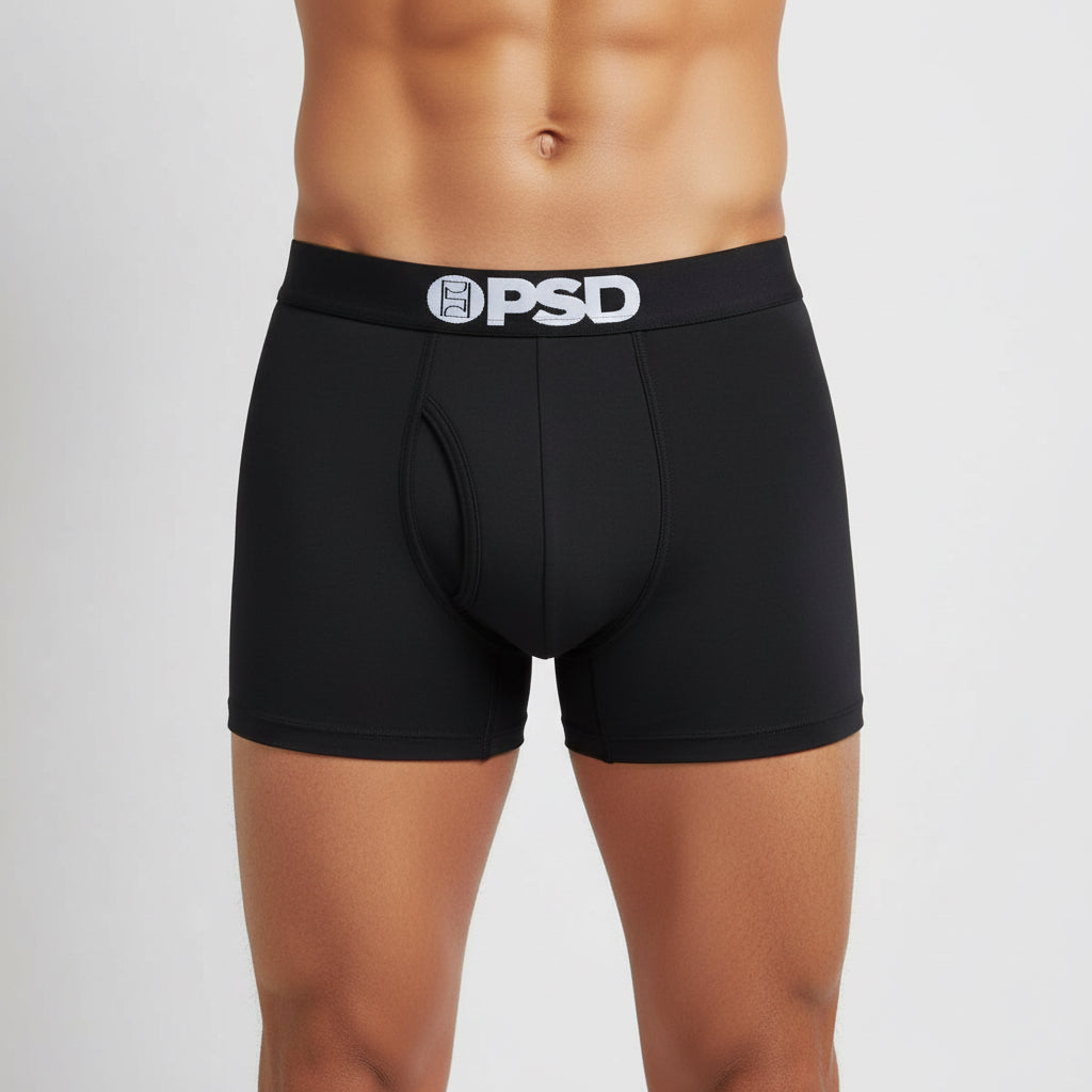 Solid Black - Boxer Briefs