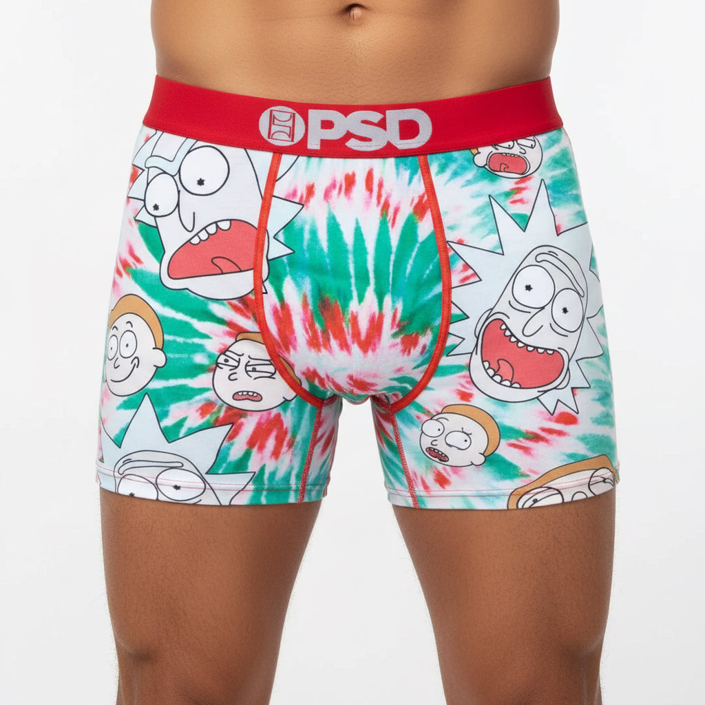 Rick and Morty Tie Die - Boxer Briefs