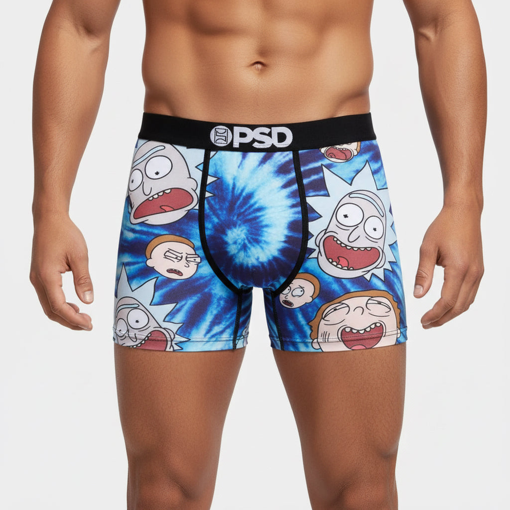 Rick and Morty Tie Dye - Boxer Briefs